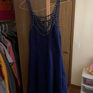 Blue ceremony dress